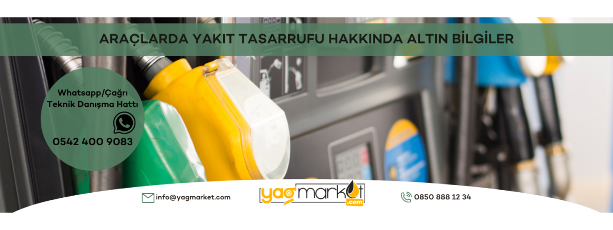 Araçlarda Yakıt Tasarrufu